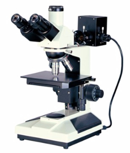 三目正置金相显微镜 LW200-2JT