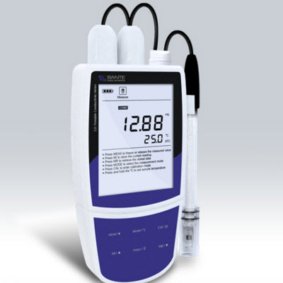 便携式电导率/盐度计 Bante531