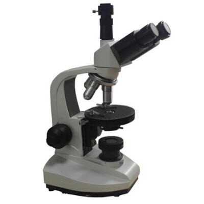 三目简易偏光显微镜 XP-200B