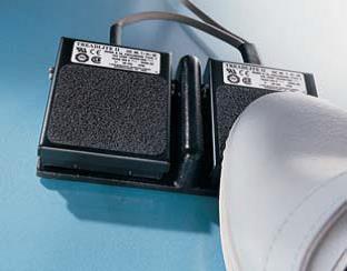 通过触摸按钮改变物镜